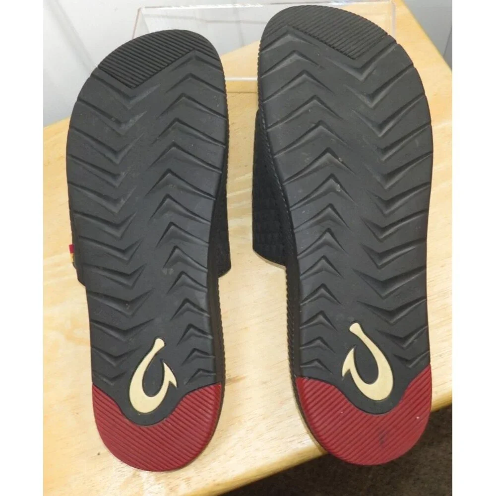 Olukai Halo Olu-M Slide Sandals Hook & Loop Adjustable Men's Size US 14/EU 47